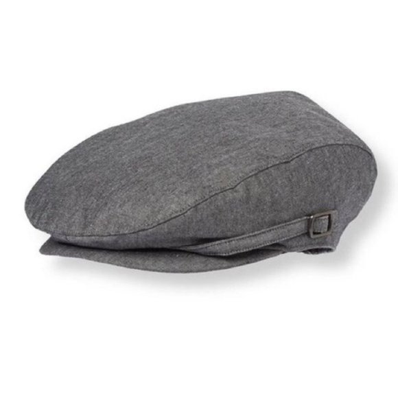 Janie & Jack dark gray newsboy cap, 6-12 months - Picture 1 of 2